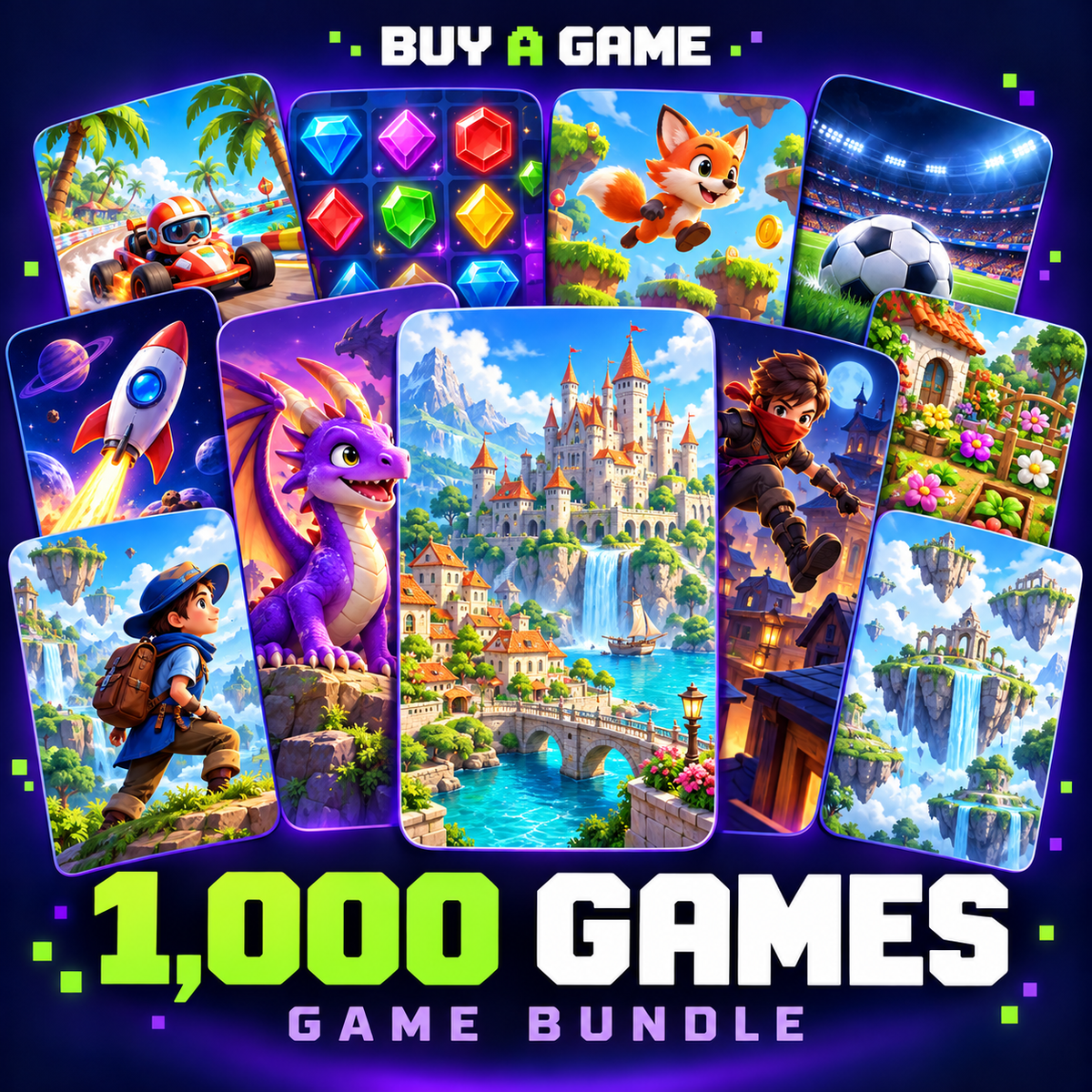 1,000 Game Bundle